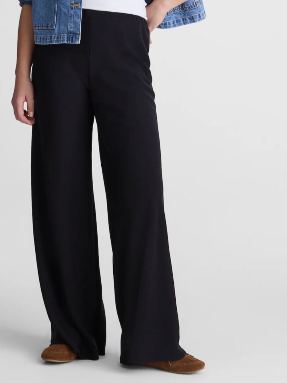 Madewell Crepe Black Pull On Pants